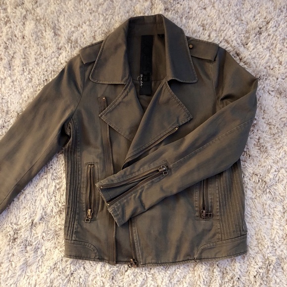 Joe's Jeans Jackets & Blazers - Joes Jeans Army Green Moto Jacket